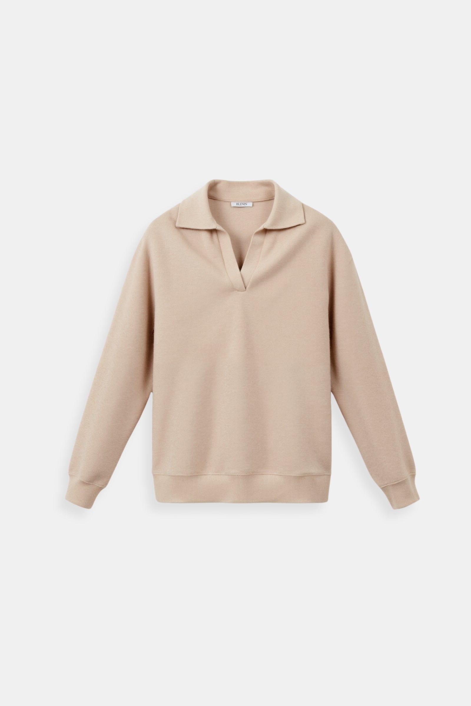 Casual Long Sleeve Pullover Polo Sweater