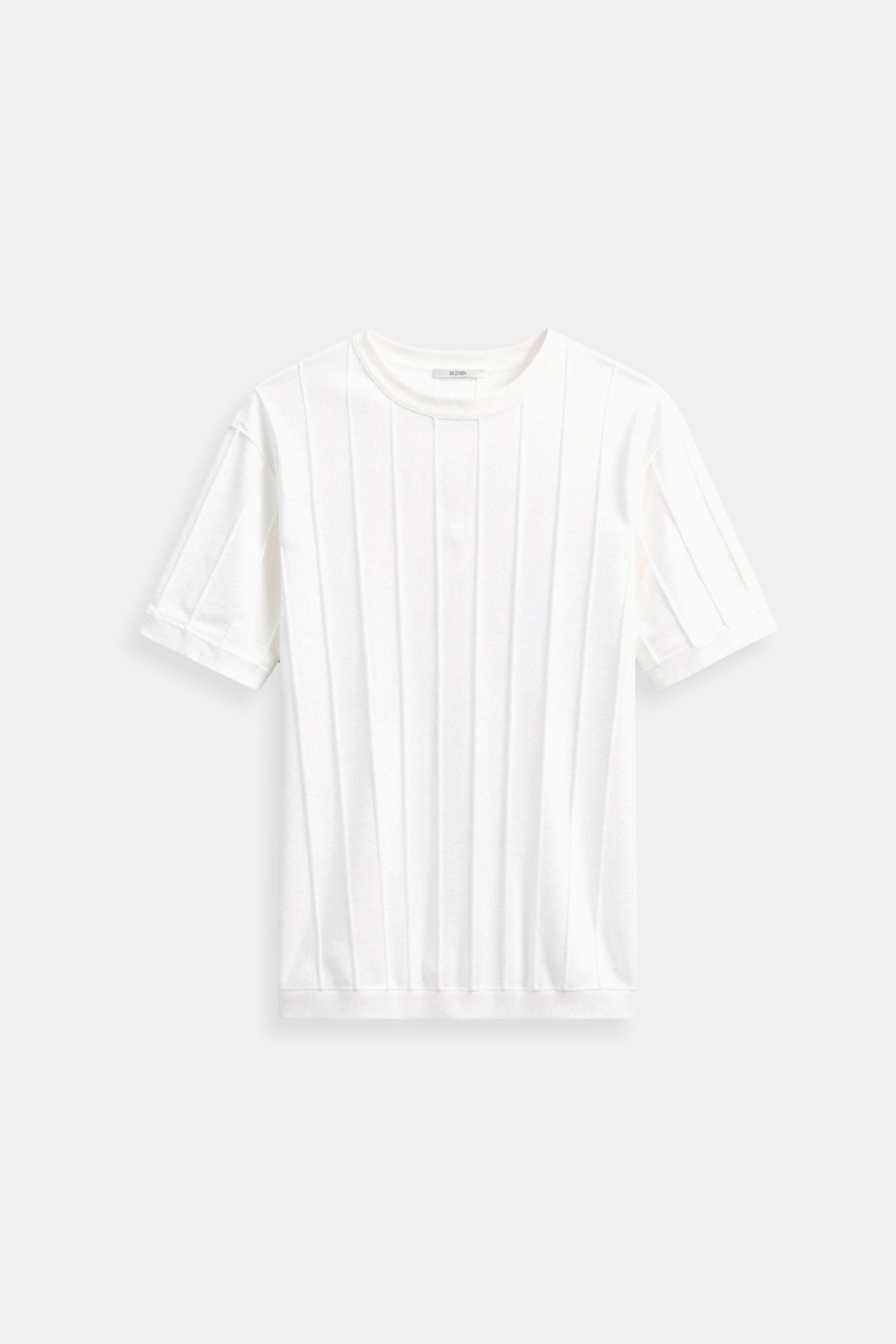 Classic Heavy O-Neck Striped T-Shirt