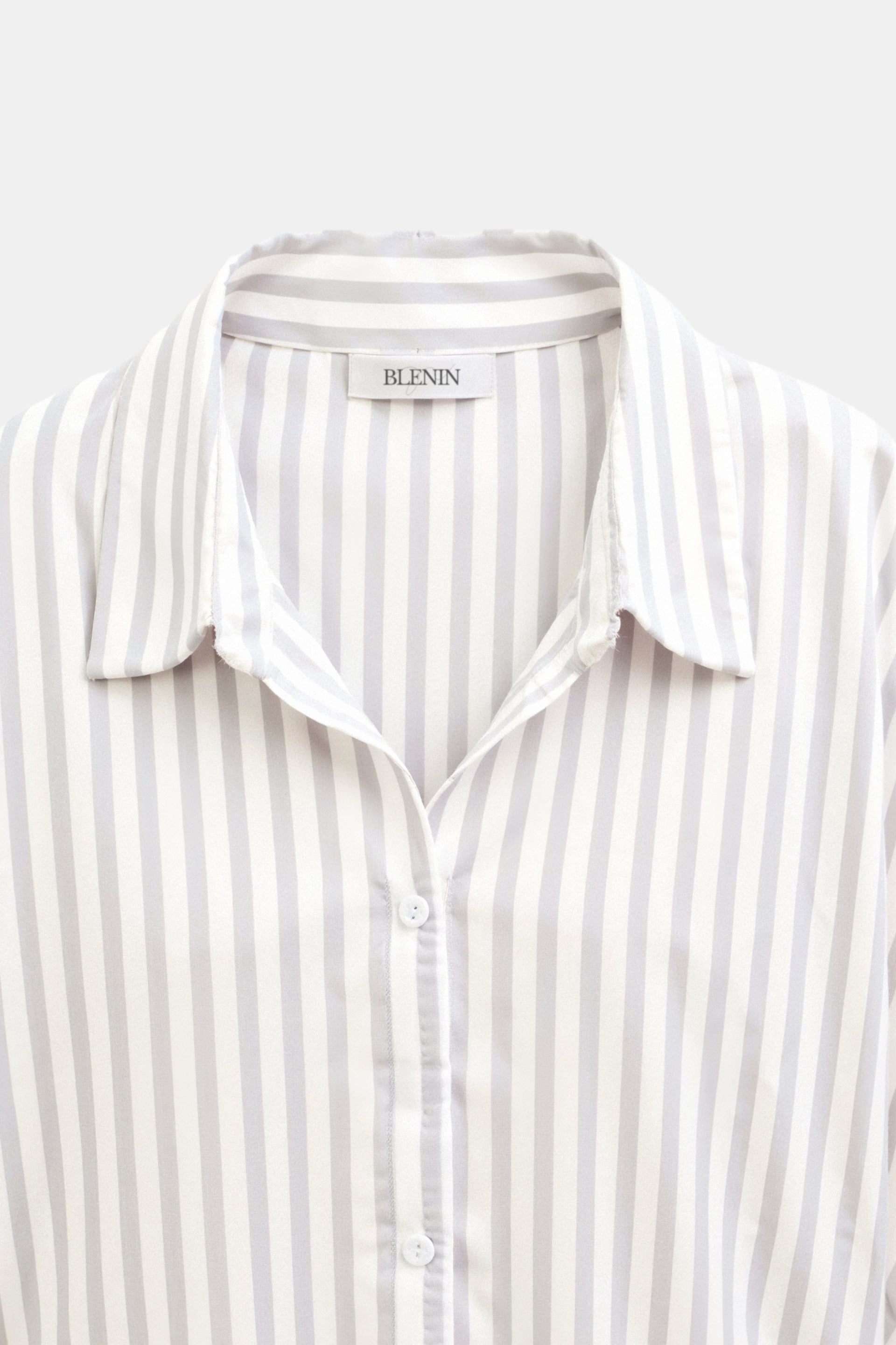 Casual Summer Elegant  Striped Button Front Shirt