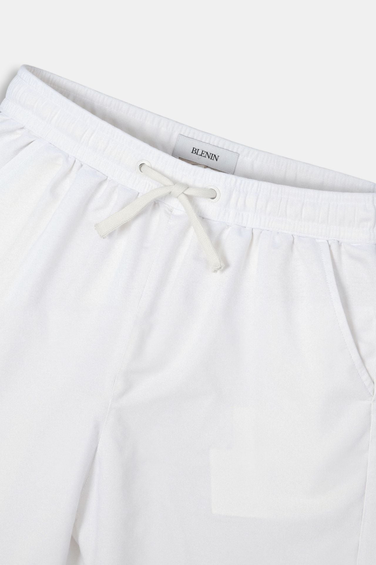 Cotton & Linen Blend Drawstring Pants