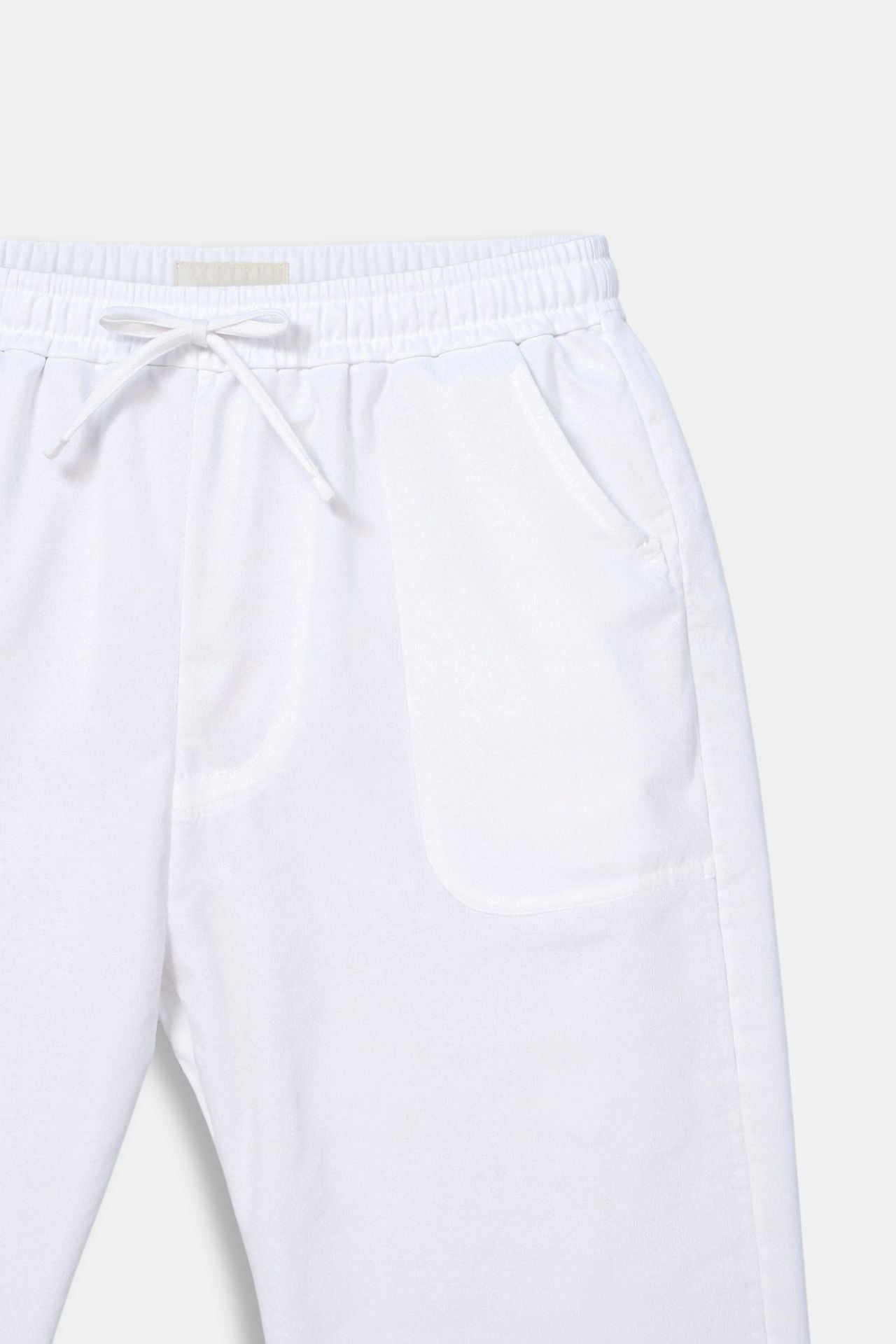 Cotton & Linen Blend Drawstring Pants