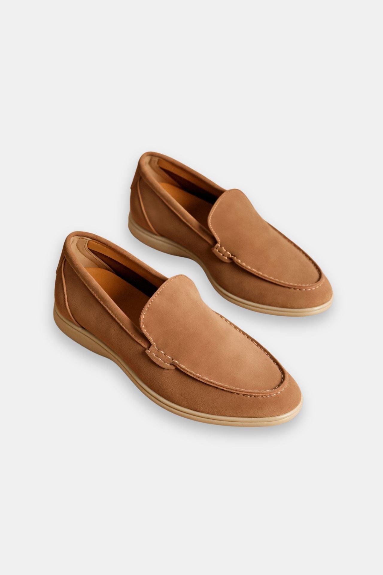 Classic Men's Clean Suede Loafers
