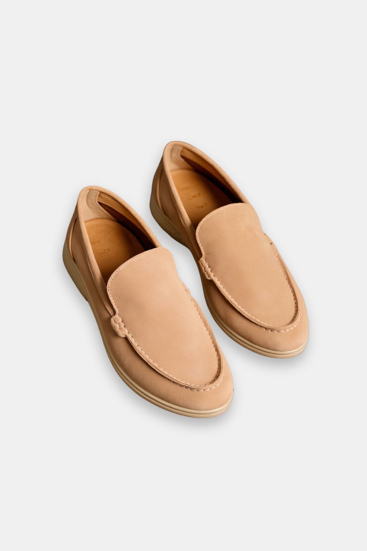 Classic Men's Clean Suede Loafers
