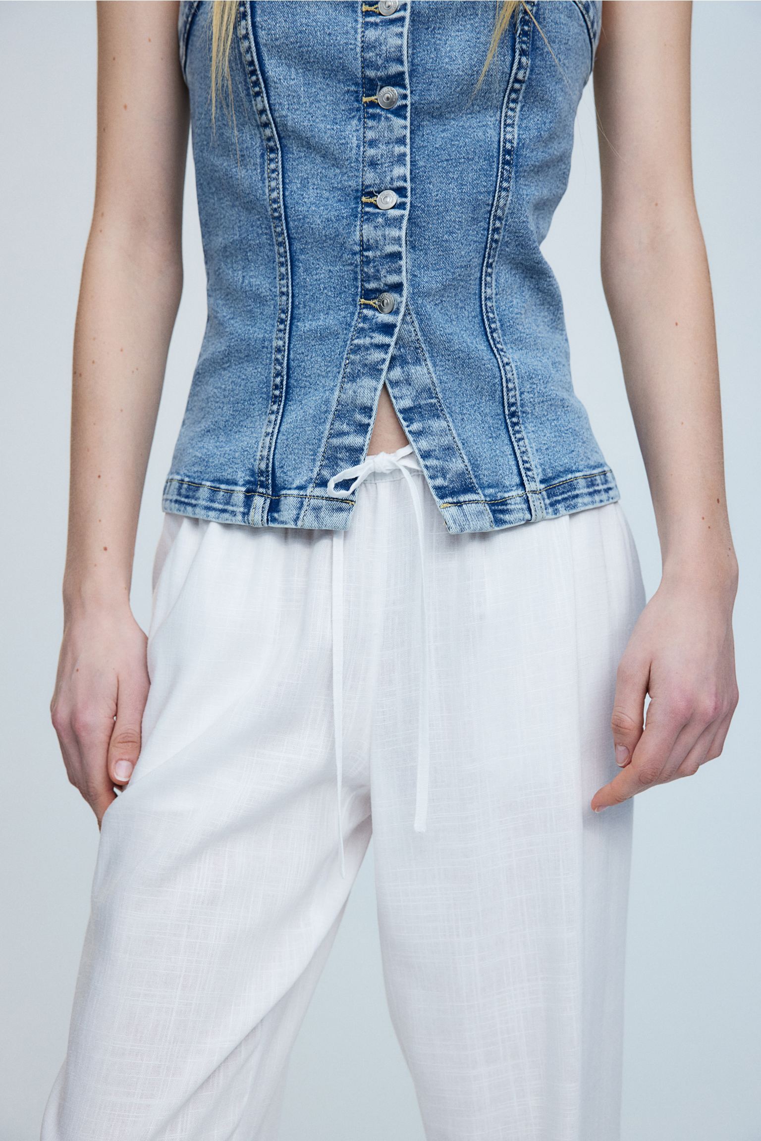 Classic Linen Loose Gruty Pants