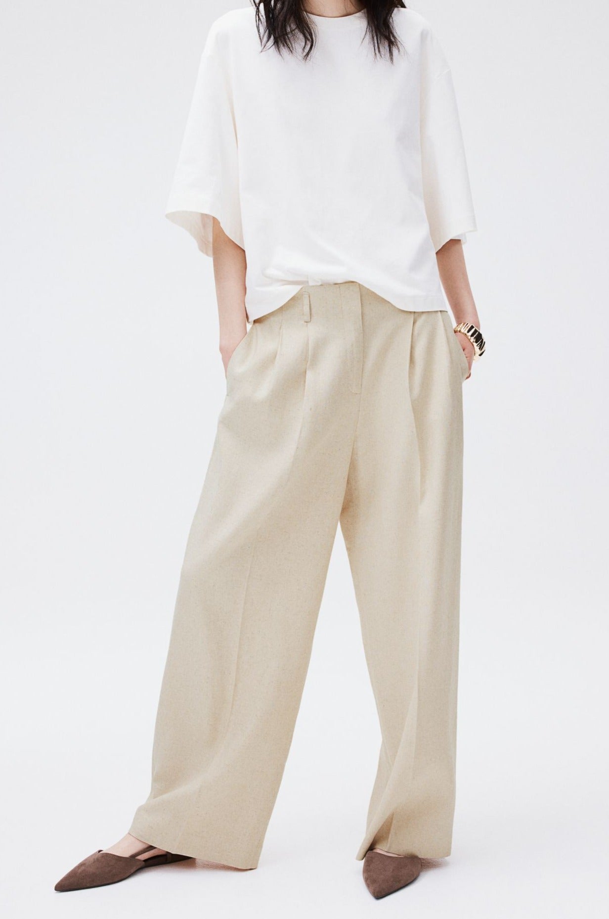 Elegant Back Drop Pants