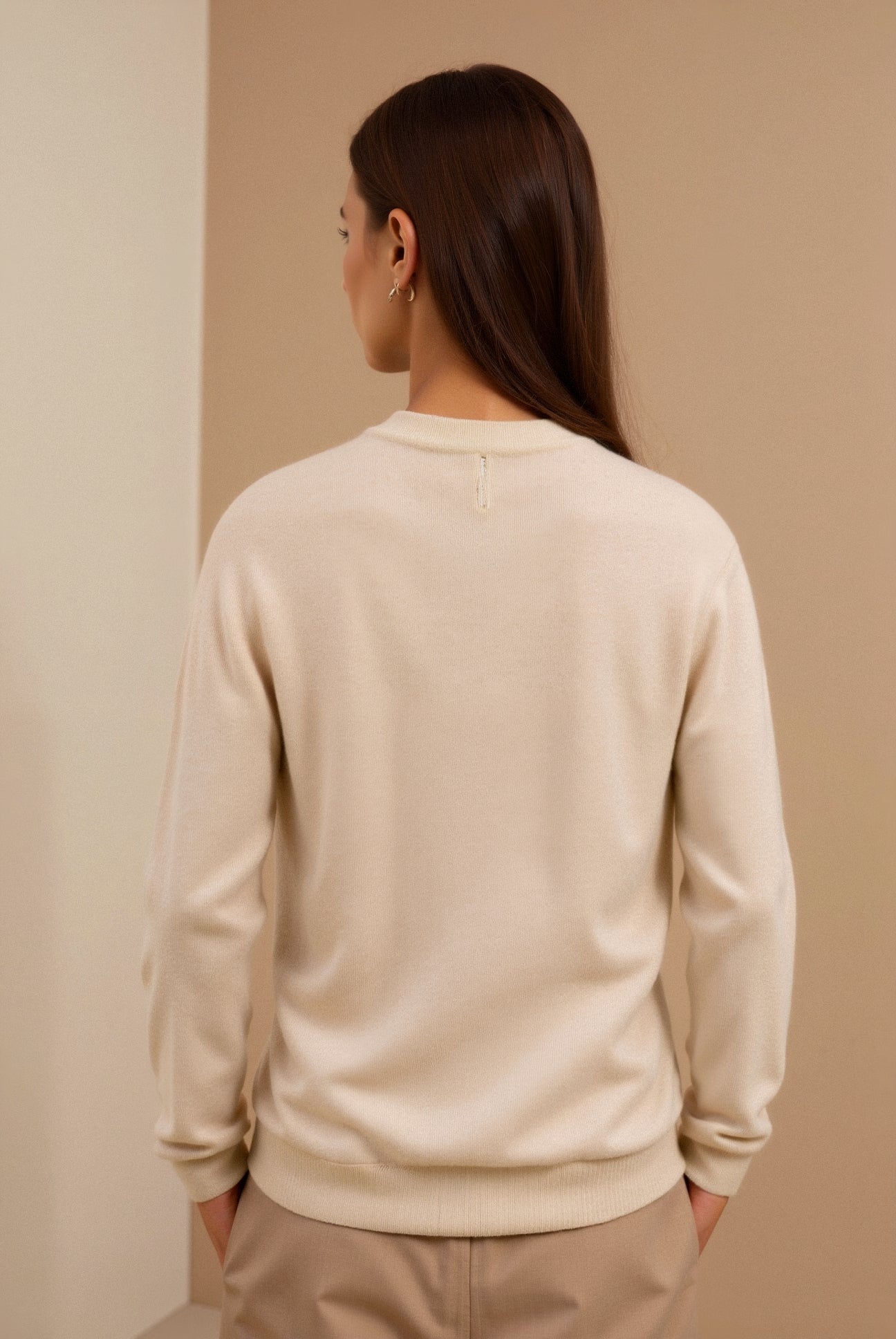 Casual Long Sleeve Pullover Polo Sweater