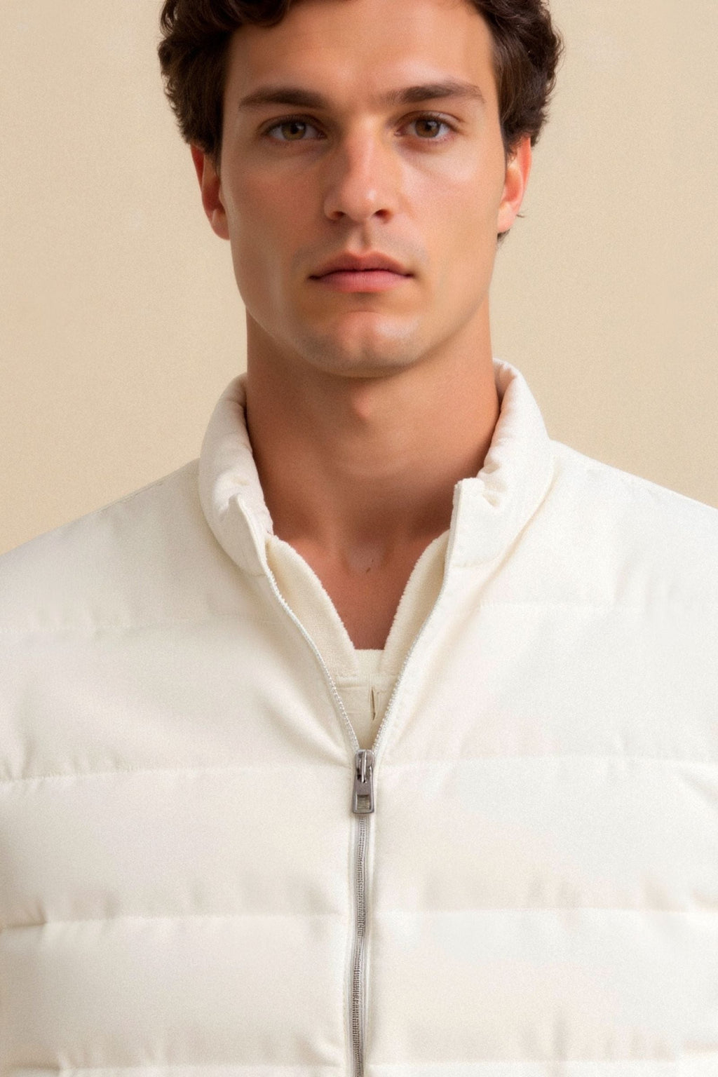 Premium Layered Straight Collar Jacket