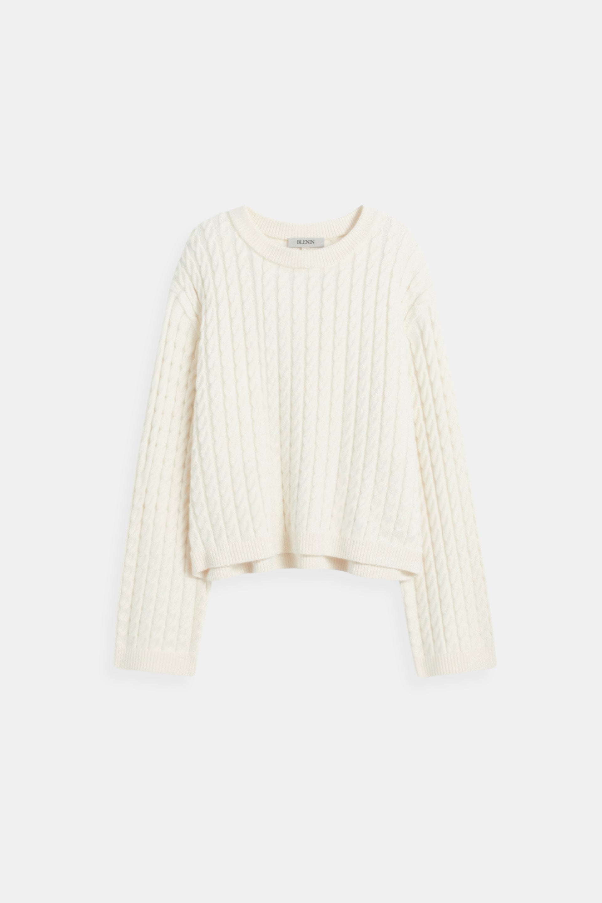 Loose Cable Knit Pattern Sweater