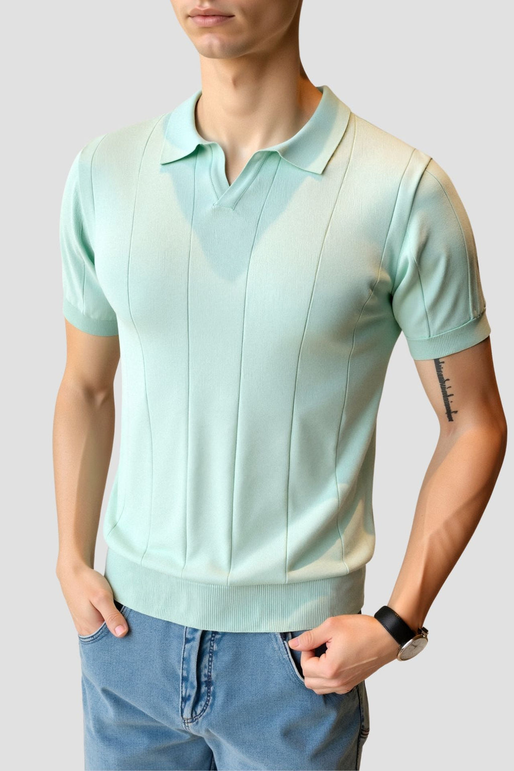 Linear Polo T-Shirt