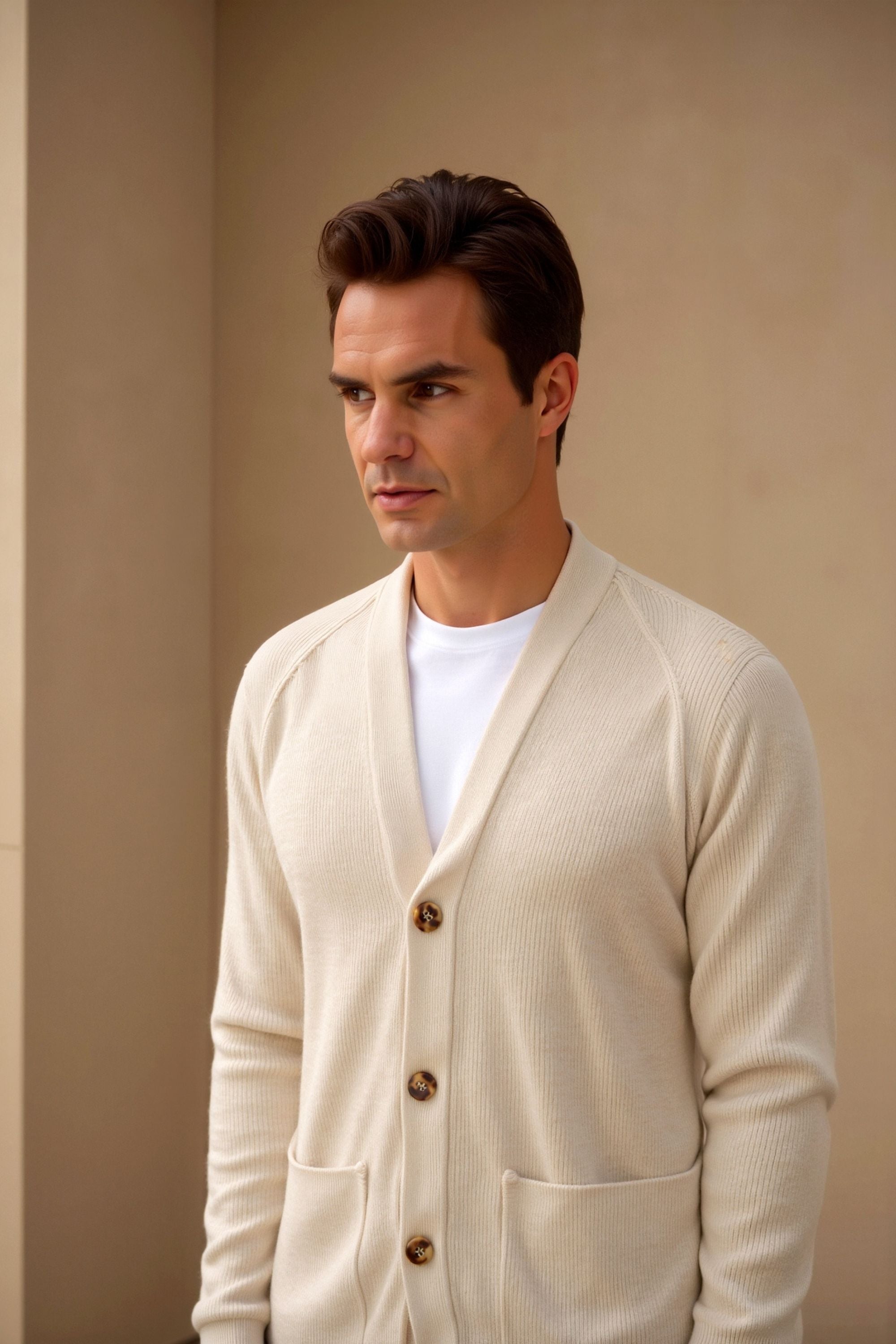 Smart Luxury Elegant Cardigan Pullover Cardigan V-Neck