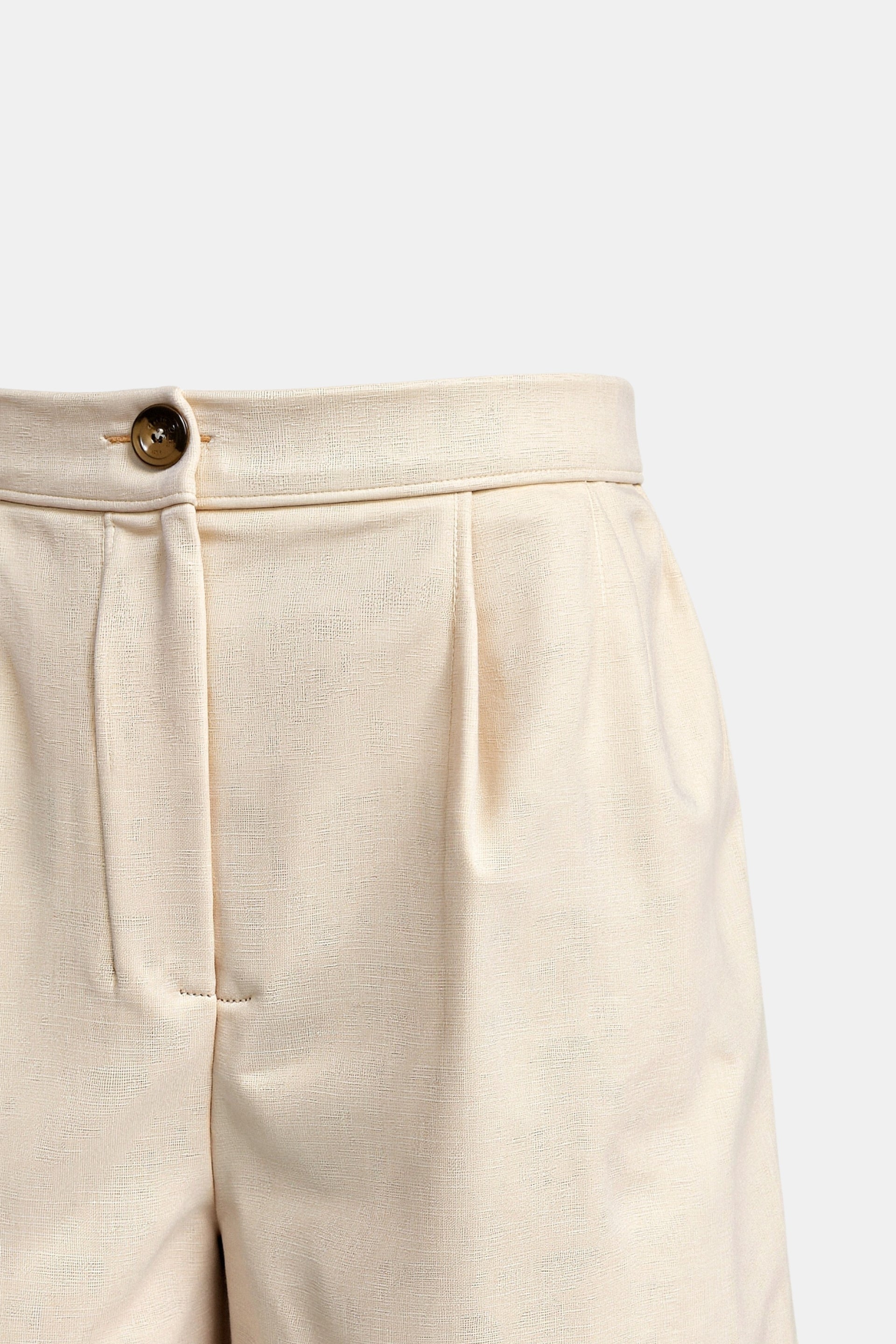 Elegant Button Front Pocket Design Shorts