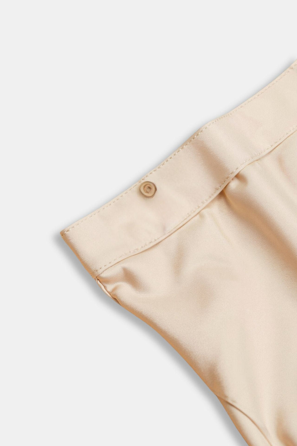 Solid High Waist Draped Midi Skirt