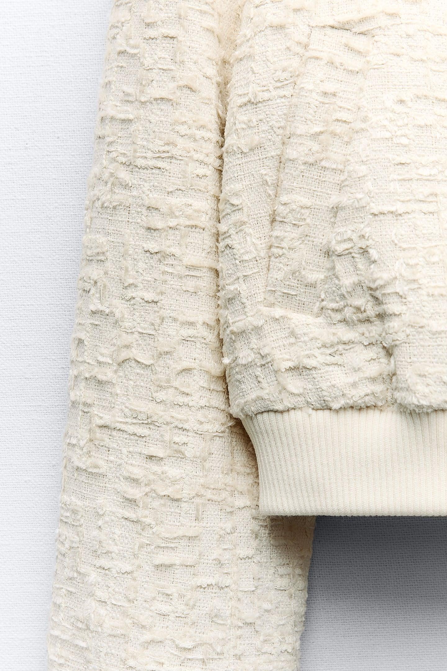 Structured Polo Bomber Sweater