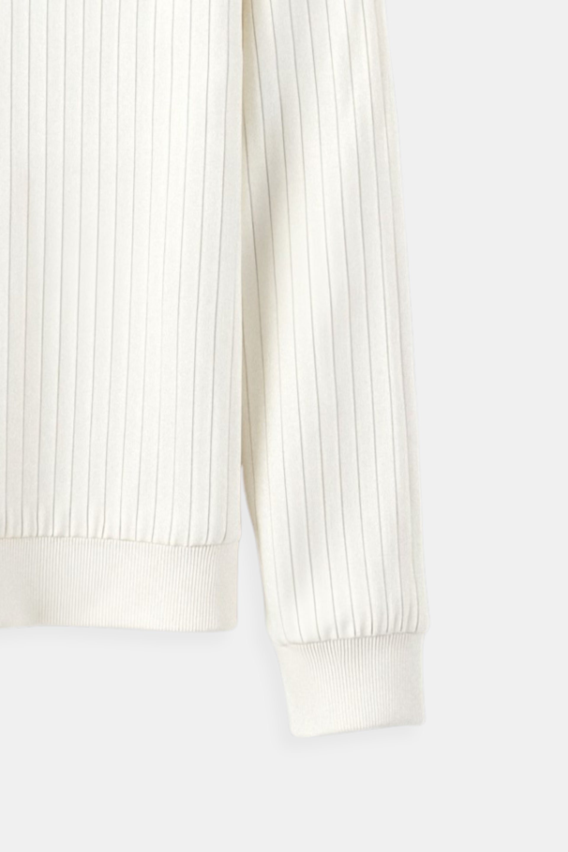 Men's Ribbed Long Sleeve Solid Knitted Sweater