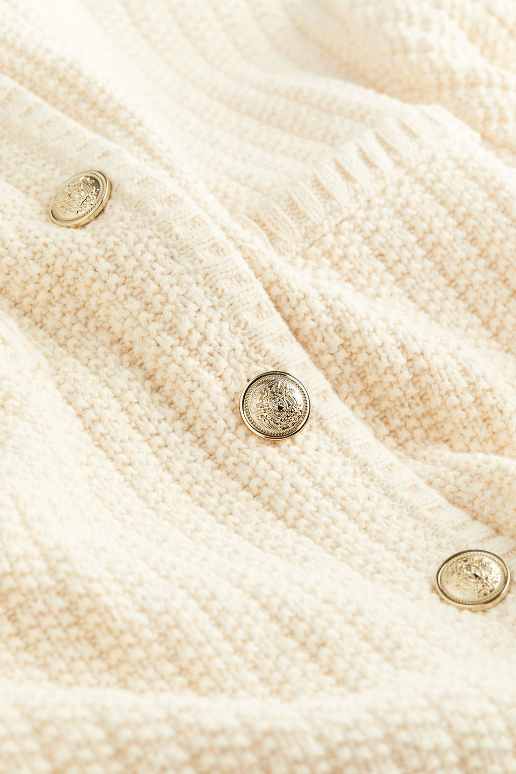 Knitted Woolen Button Sweater