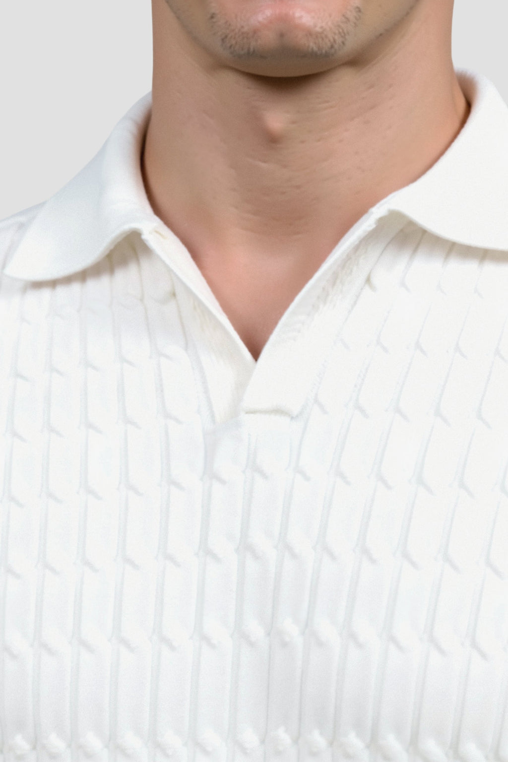 Lapel Knitted Polo T-Shirt