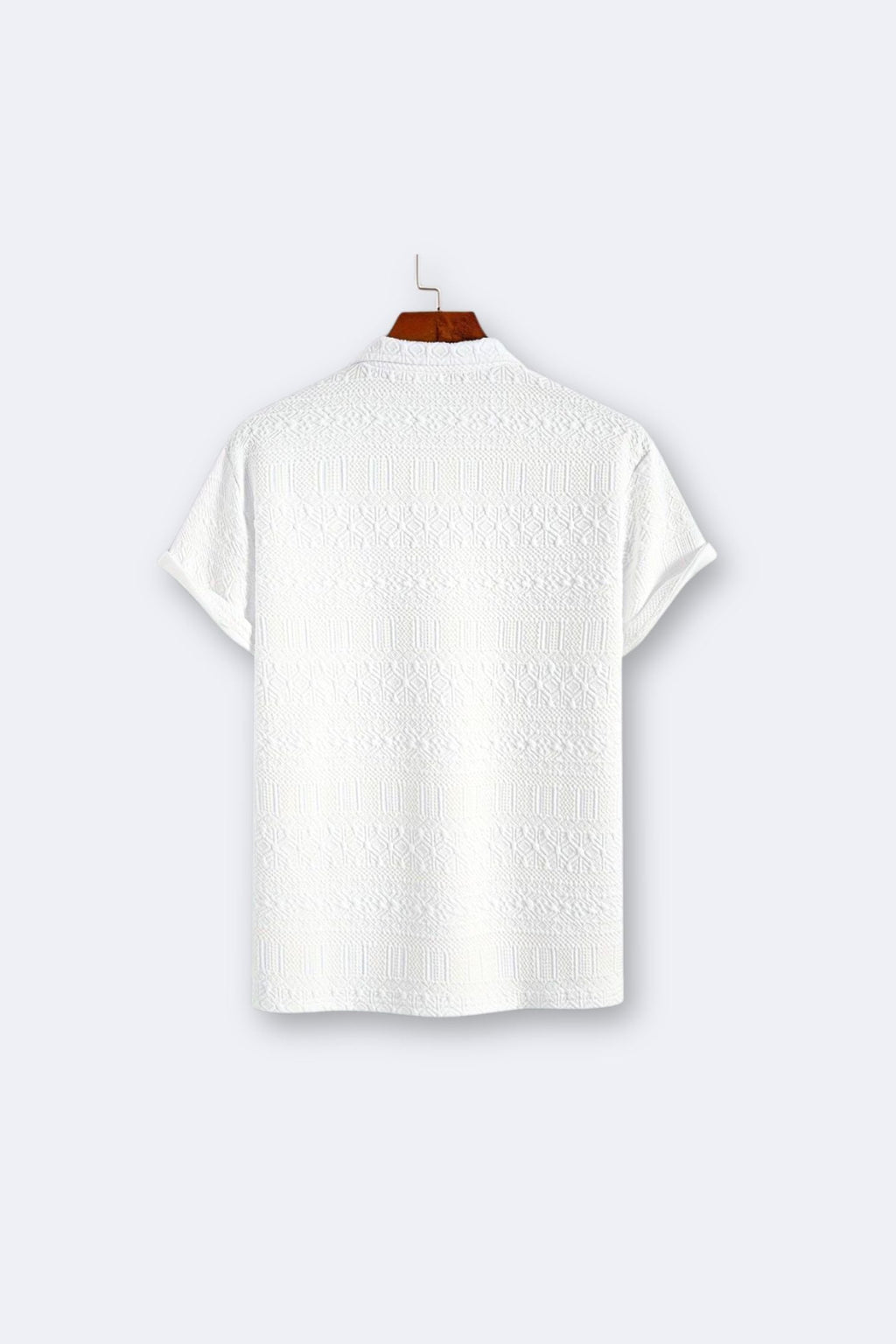 Men's Geometric Graphic Print Golf Polo T-Shirt