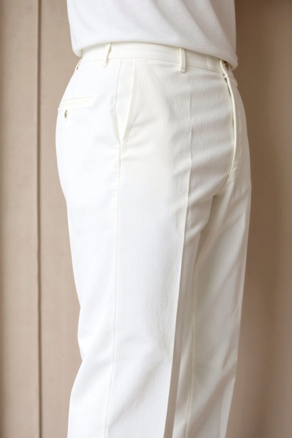 Smart Luxury Regular Fit Chino Ankle Pants