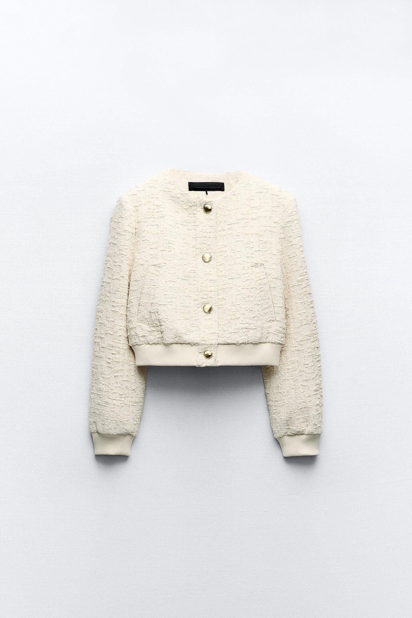 Structured Polo Bomber Sweater