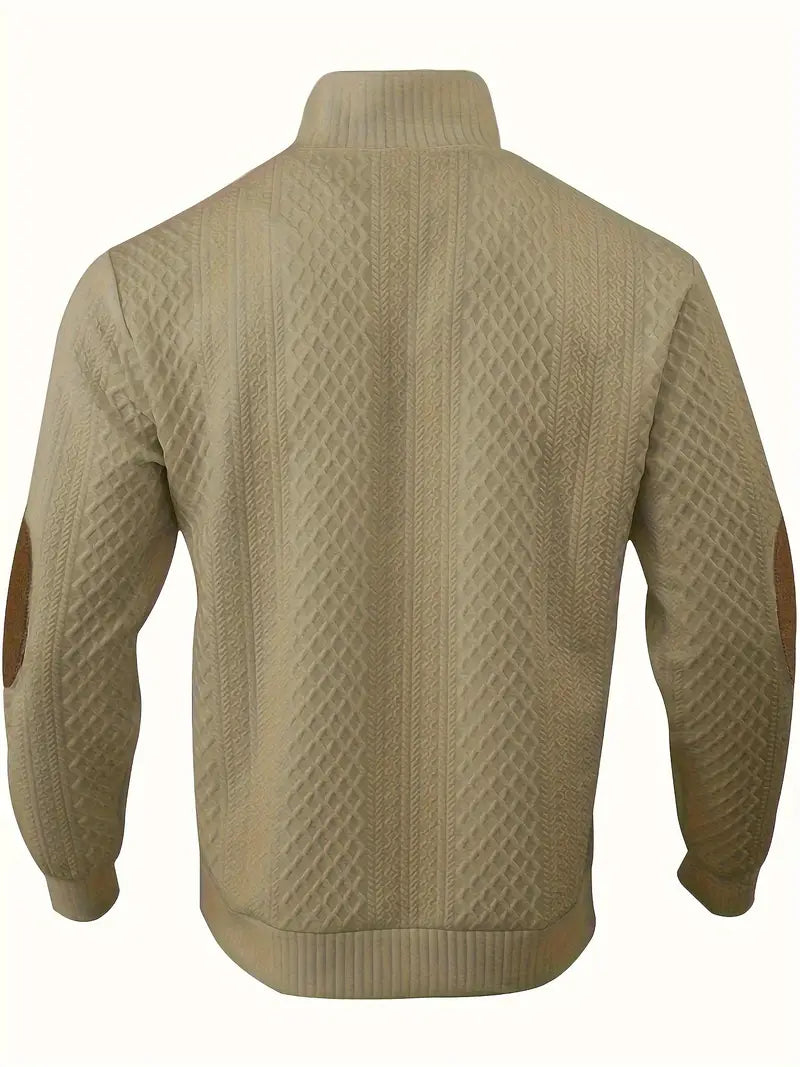 Structured Sweater Jacquard