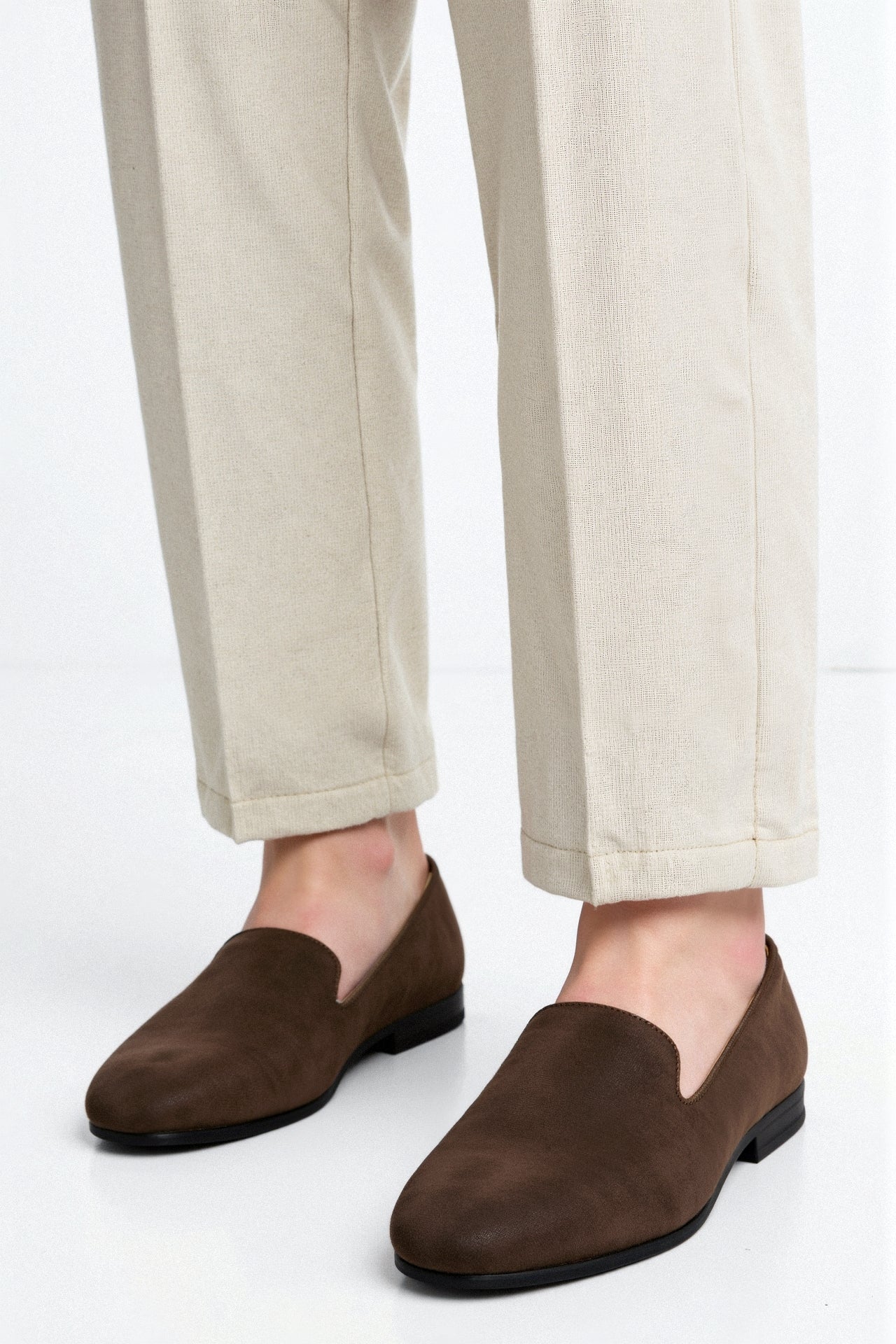 Men's Suede Leather Non-slip Loafer Shoes