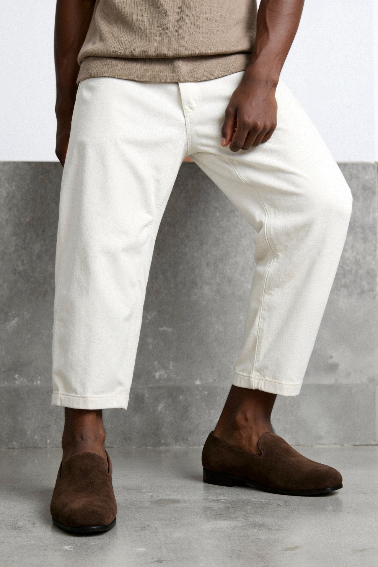 Men's Suede Leather Non-slip Loafer Shoes