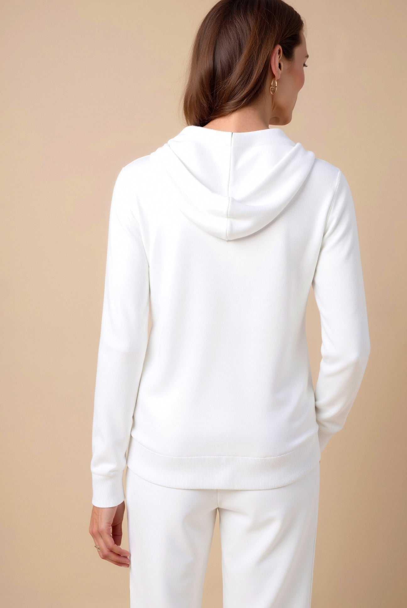 Women Hooded Zip Sweater