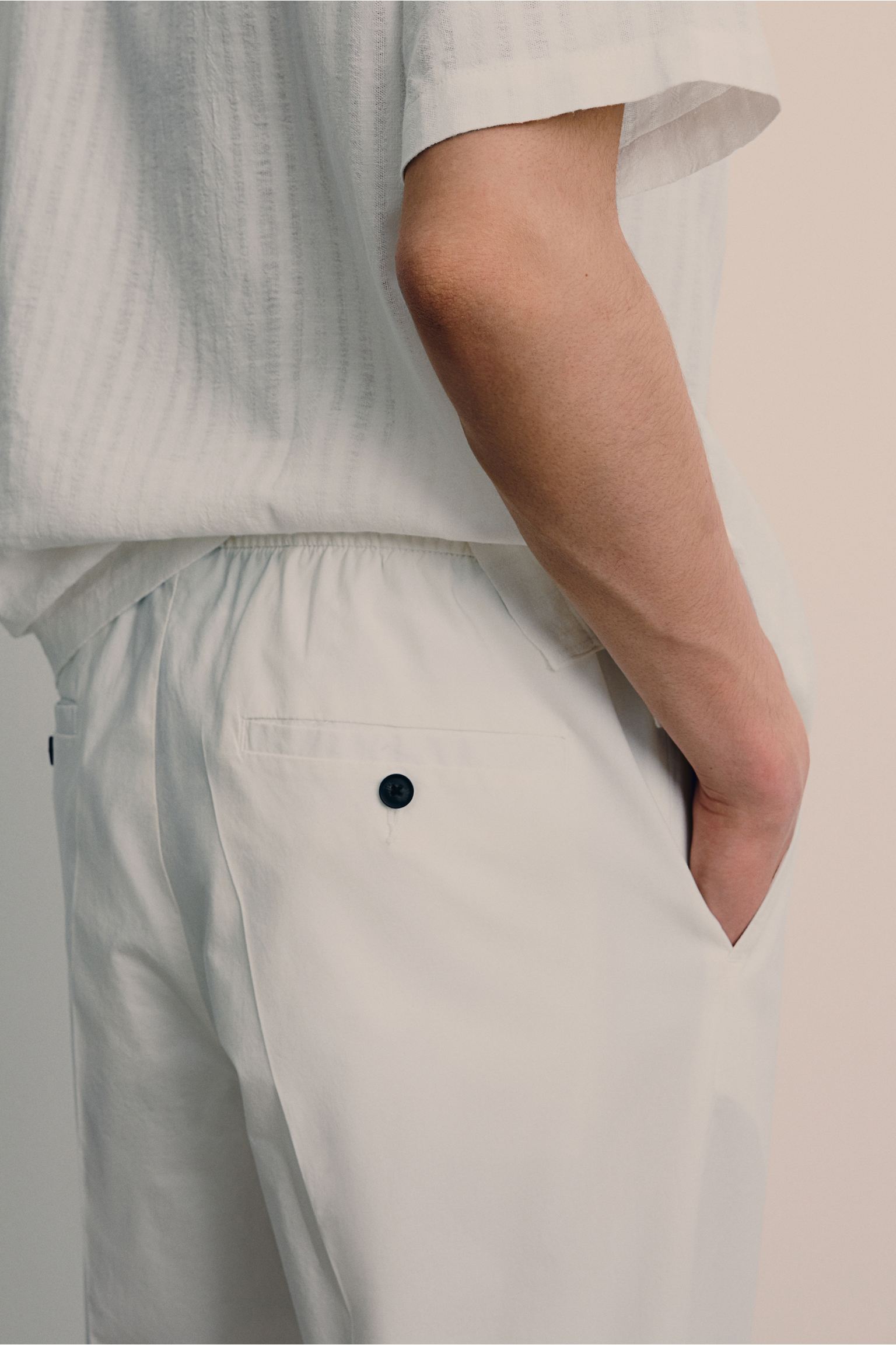 Casual Regular Straight Cotton Pants