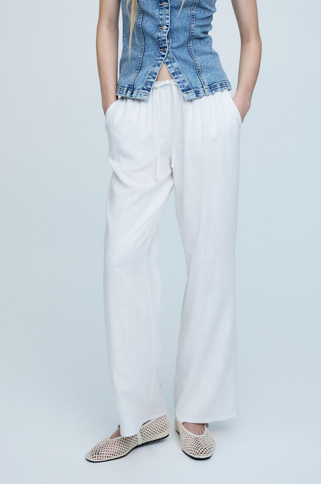 Classic Linen Loose Gruty Pants