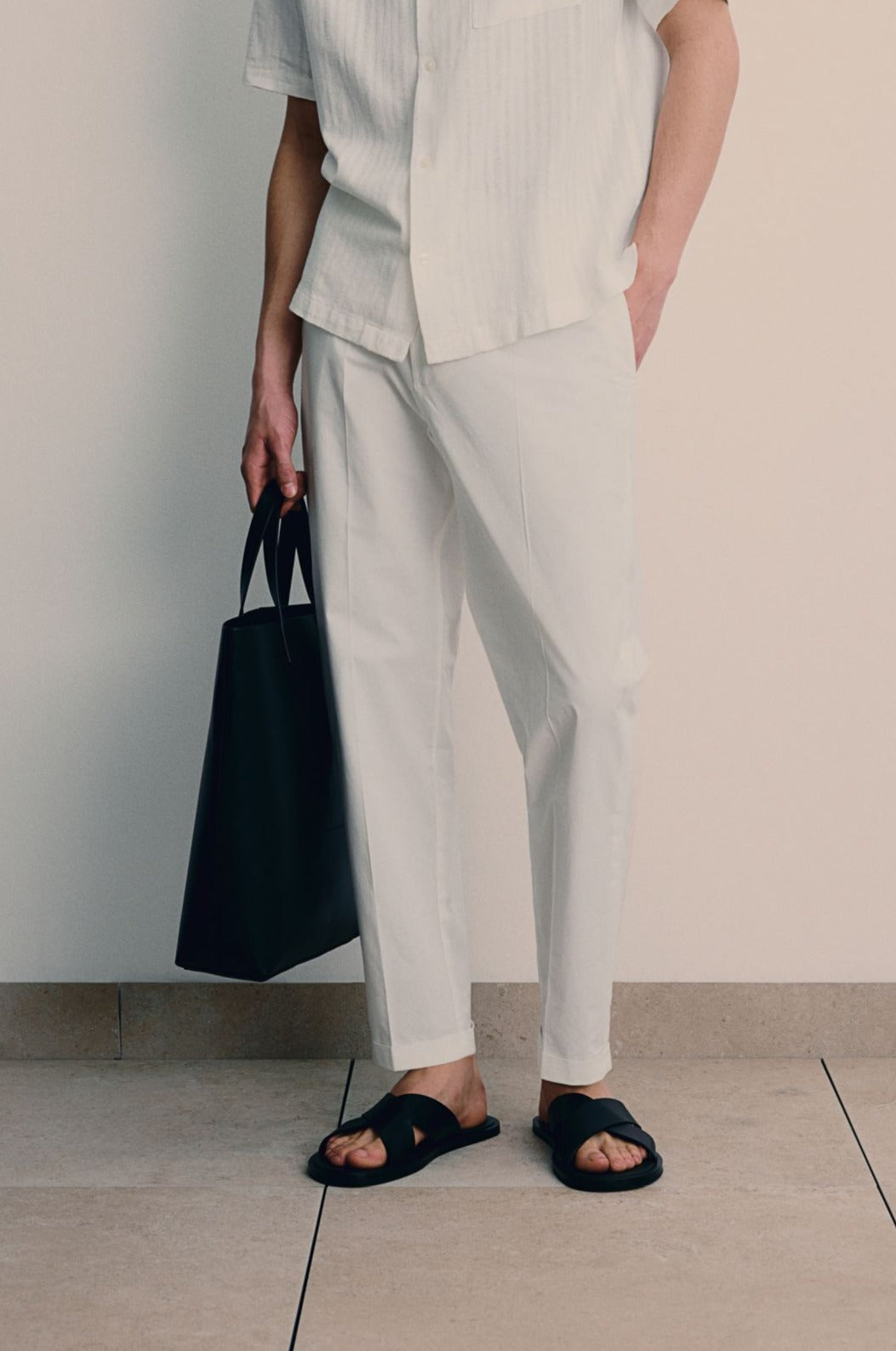 Casual Regular Straight Cotton Pants