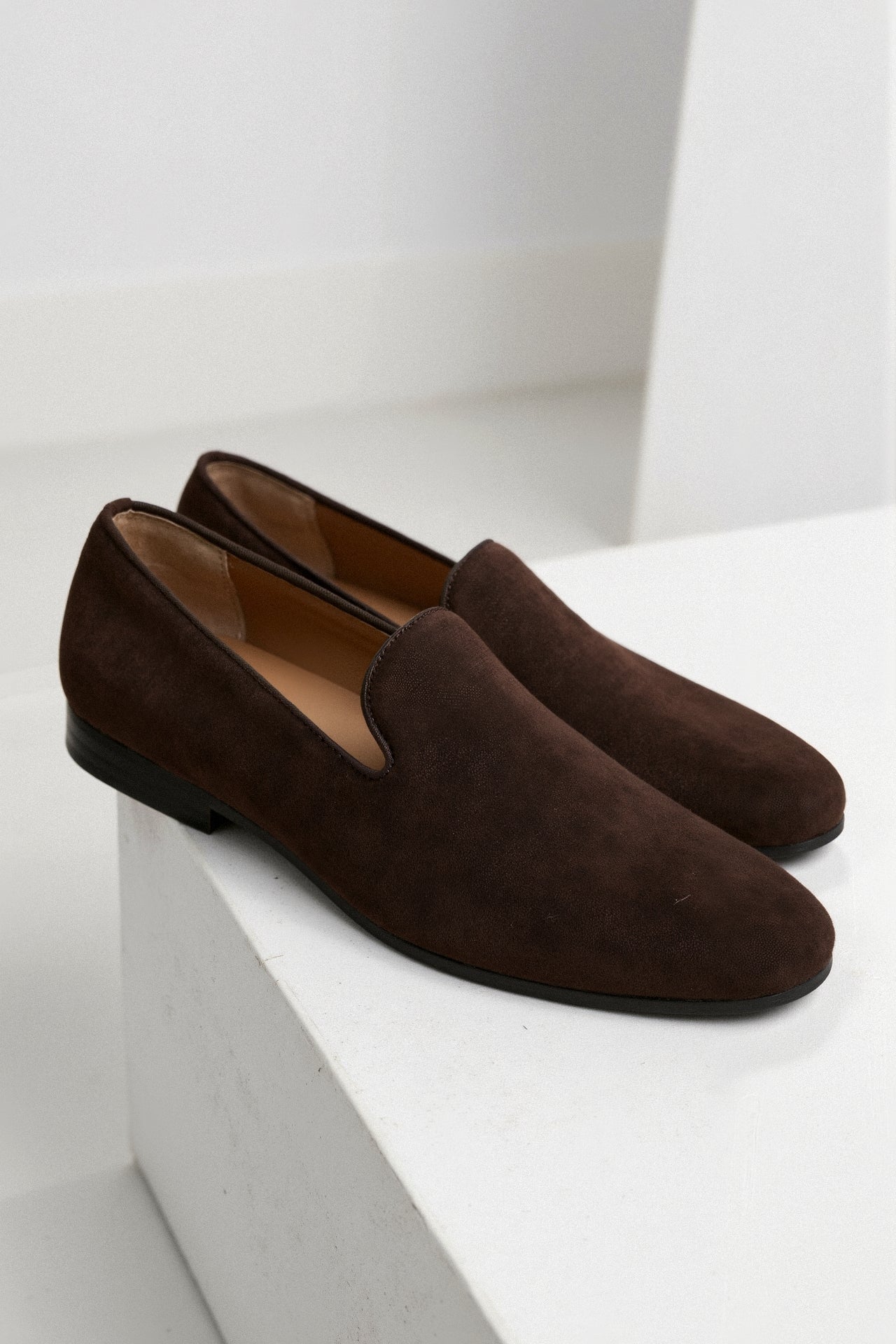 Men's Suede Leather Non-slip Loafer Shoes