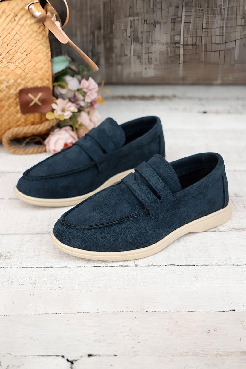 Women's Solid Color Flat Elegant Loafers