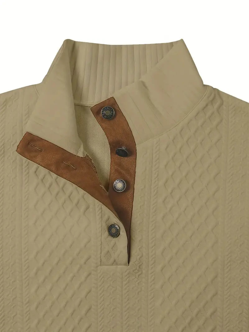 Structured Sweater Jacquard