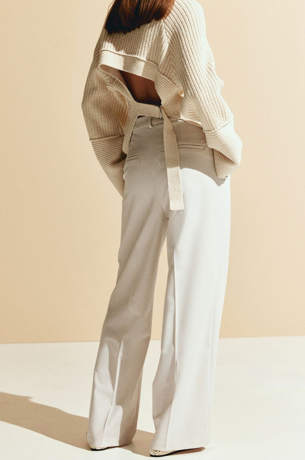 Wide Leg Classic Chino Pants