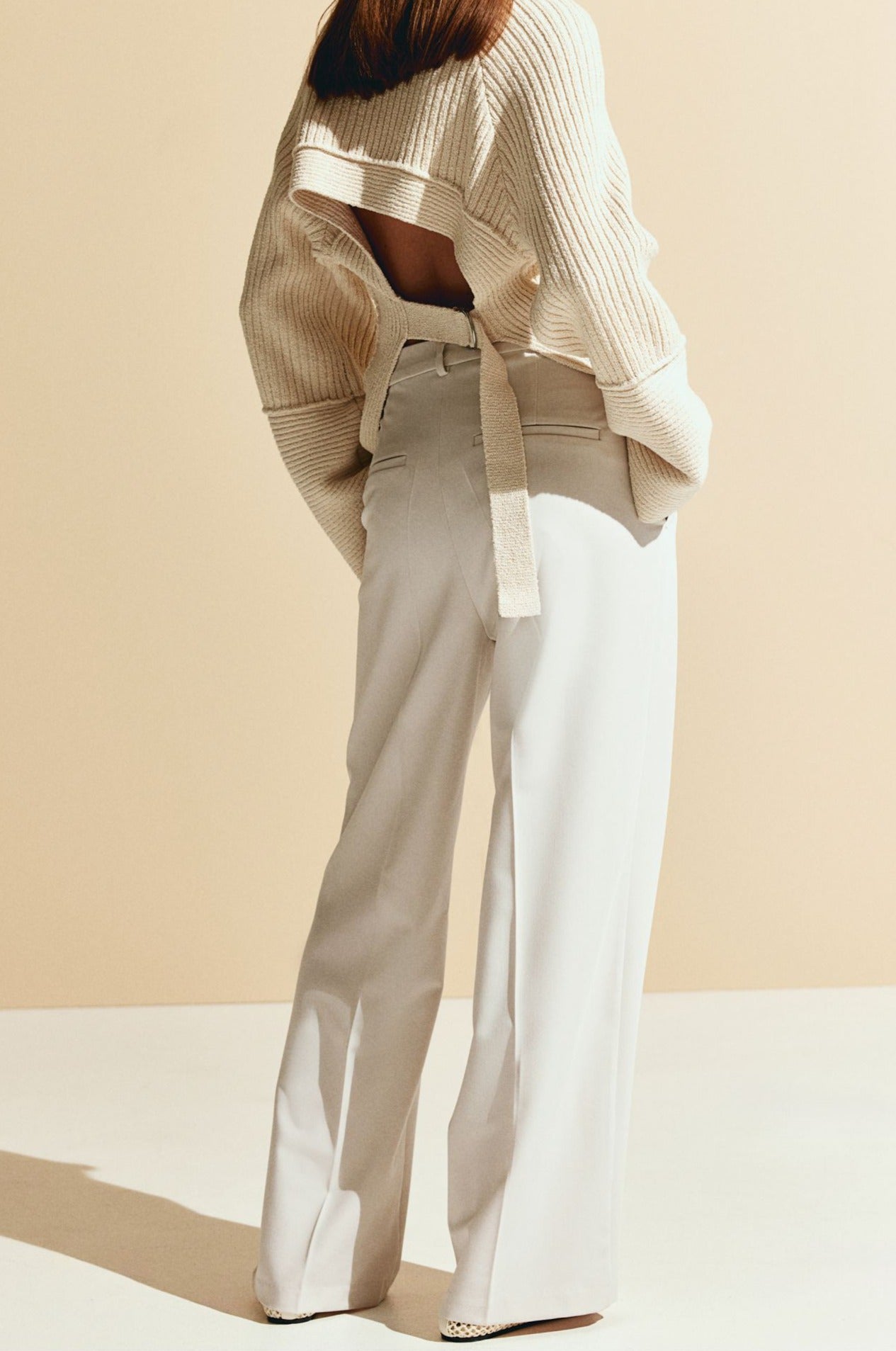 Wide Leg Classic Chino Pants