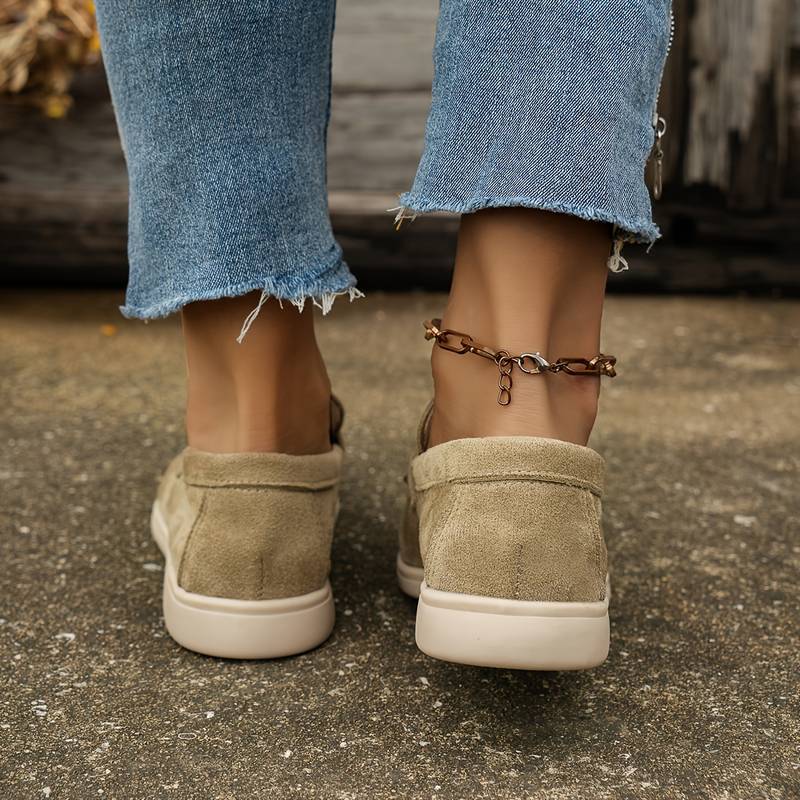 Women's Solid Color Flat Elegant Loafers