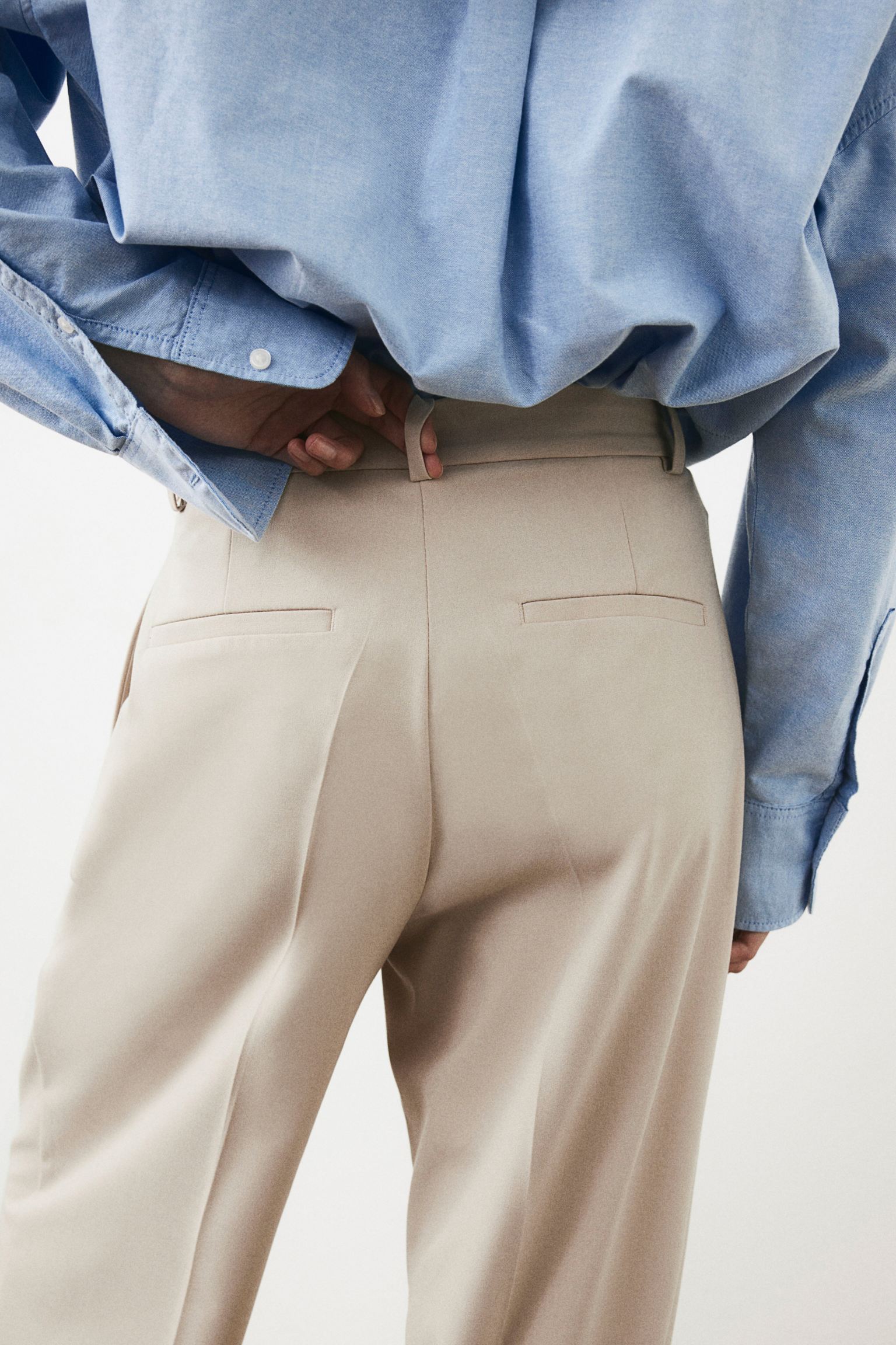 Wide Leg Classic Chino Pants